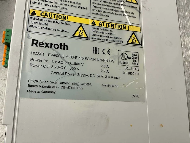 Rexroth hcs01.1e-w0008-a…. frequentieregelaar (3x) - afbeelding 7 van  7