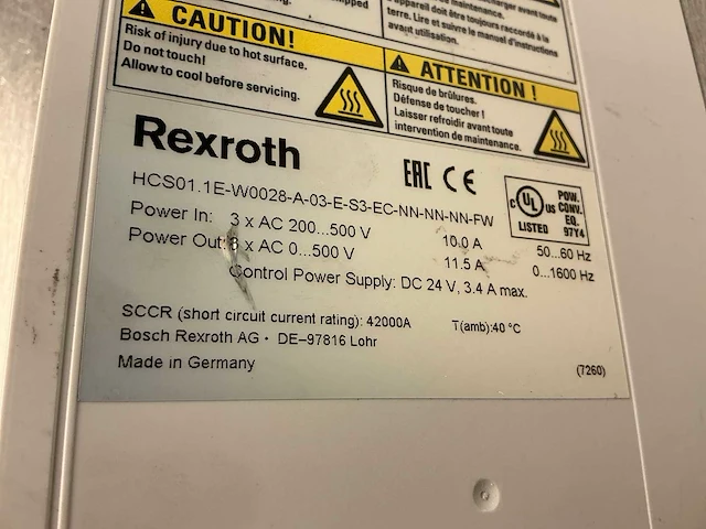 Rexroth hcs01.1e-w0028-a… frequentieregelaar (2x) - afbeelding 7 van  7