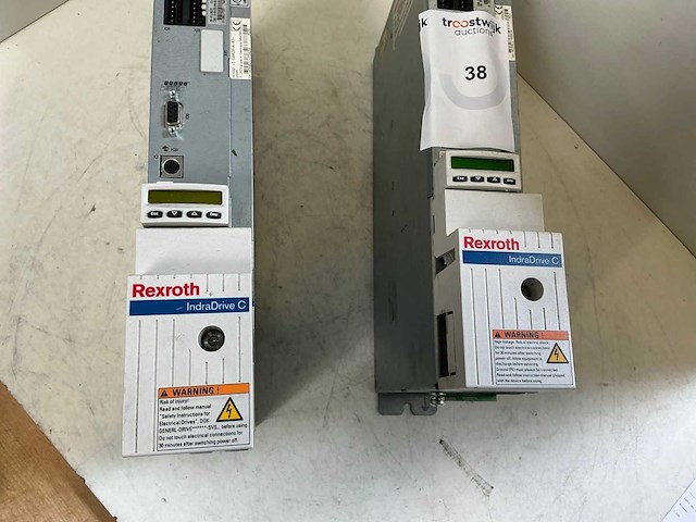 Rexroth indradrive c hcs02.1e-w0028 drive (2x) - afbeelding 2 van  9