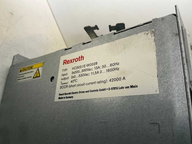 Rexroth indradrive c hcs02.1e-w0028 drive (2x) - afbeelding 8 van  9