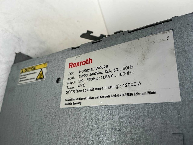 Rexroth indradrive c hcs02.1e-w0028 drive (2x) - afbeelding 9 van  9