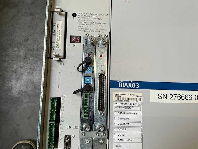 Rexroth indramat diax03 / dkr02 industriële servo aandrijfregelaar - afbeelding 6 van  9