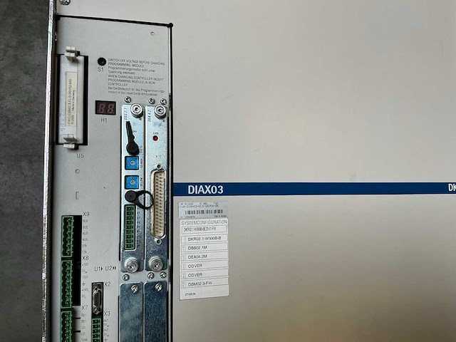 Rexroth indramat diax03 / dkr02 industriële servo aandrijfregelaar - afbeelding 6 van  7
