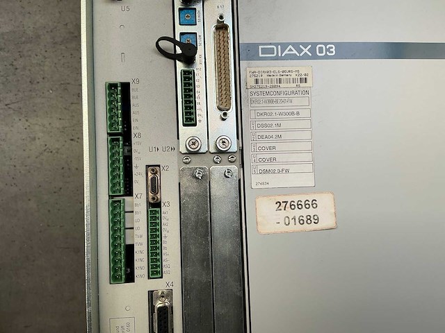 Rexroth indramat diax03 / dkr02 industriële servo aandrijfregelaar - afbeelding 9 van  10