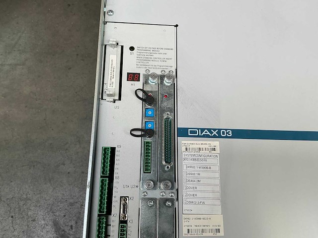 Rexroth indramat diax03 / dkr02 industriële servo aandrijfregelaar - afbeelding 7 van  10