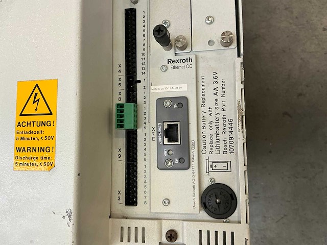 Rexroth psi6000 servo drive - afbeelding 10 van  12