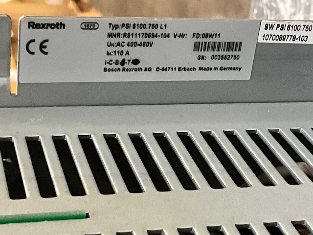 Rexroth psi6100.750l1 frequentieregelaar - afbeelding 5 van  5