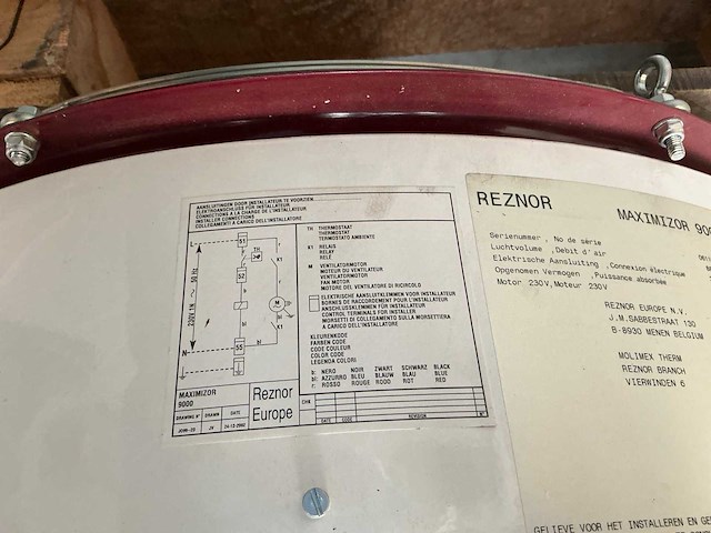 Reznor maximizor ventilator - afbeelding 6 van  8