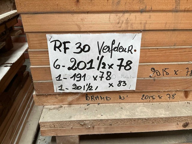 Rf 30 verfdeur (17x) - afbeelding 2 van  5