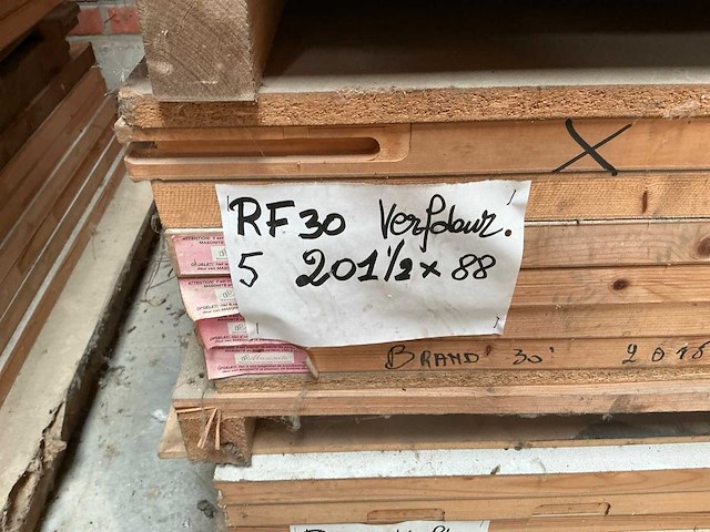 Rf 30 verfdeur (17x) - afbeelding 3 van  5