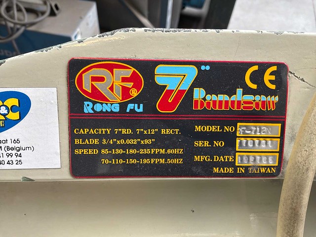 Rf f-712n cirkelzaagmachine metaal - afbeelding 6 van  7