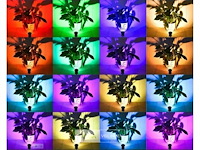 Rgb led-spot – ip54waterdicht – aluminium – ø60 mm – inclusief lamp (x6) - afbeelding 4 van  5