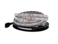 Rgb led strip 5m – complete kit met afstandsbediening en adapter (x4) - afbeelding 2 van  5