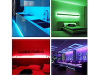 Rgb led strip 5m – complete kit met afstandsbediening en adapter (x4) - afbeelding 5 van  5