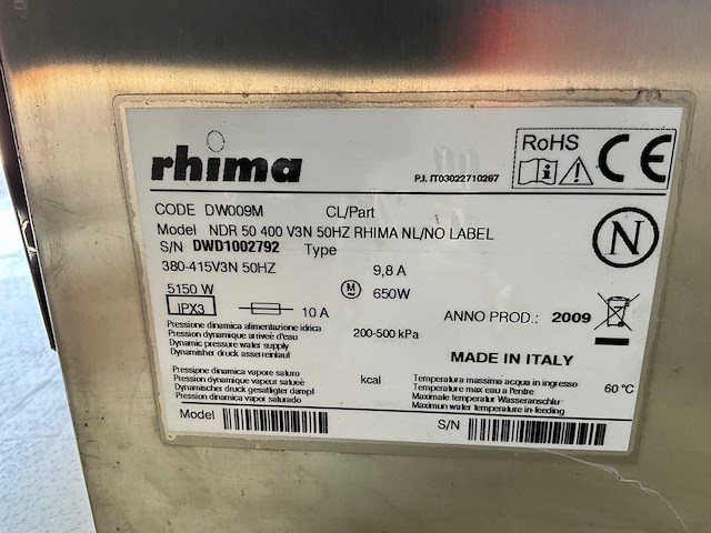 Rhima - ndr 50 - korvenvaatwasmachine - afbeelding 4 van  5