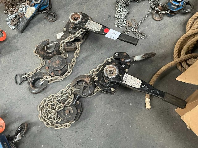 Rhino hs-b hefboom kettingtakel (2x) - afbeelding 1 van  6