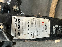 Rhino hs-b hefboom kettingtakel (2x) - afbeelding 5 van  6