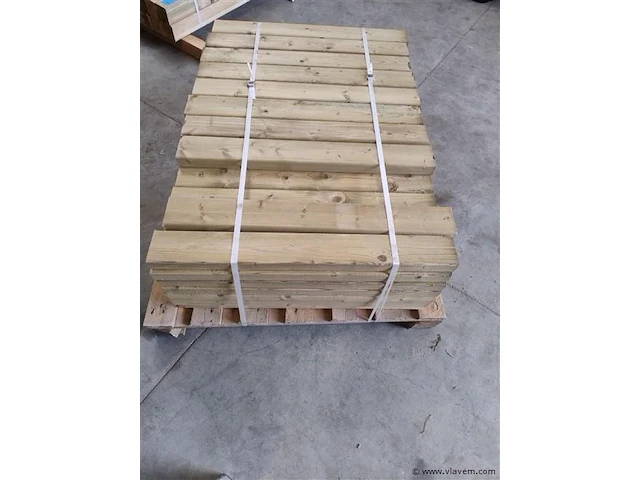 Rib 4,5x9,5x80 cm geimpregneerd 82 stuks - afbeelding 2 van  2