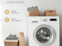 Rib teddy dekbedovertrek 240x220 - afbeelding 3 van  7