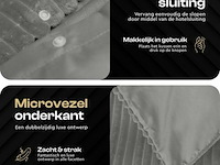 Rib teddy dekbedovertrek 240x220 - afbeelding 4 van  7