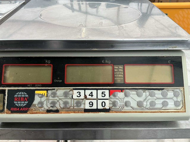 Riba arr10 weegschaal (2x) - afbeelding 3 van  5
