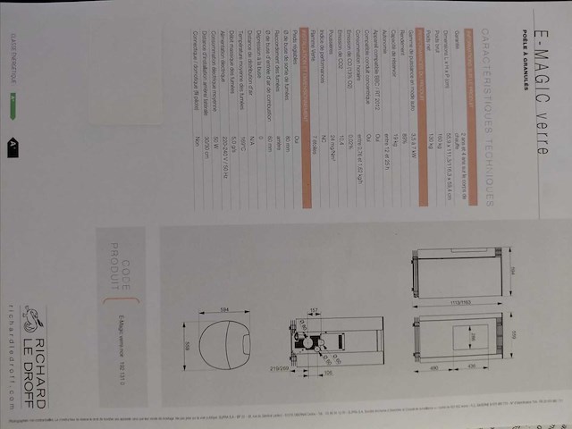 Richard le droff magic 7 pellet kachel - afbeelding 1 van  1