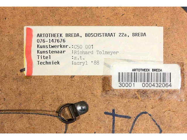Richard tolmeyer (haarlem, 1958) - origineel - afbeelding 3 van  3
