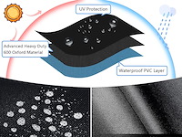 Richie waterdichte tuinmeubelhoezen voor de tuin - afbeelding 2 van  8