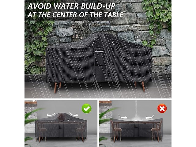 Richie waterdichte tuinmeubelhoezen voor de tuin - afbeelding 5 van  8