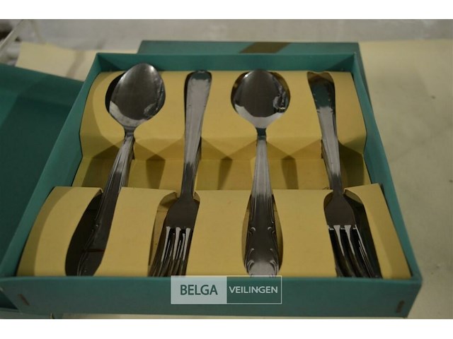 Richinox massief 3x 12 lepels, 3x 12 vorken - afbeelding 1 van  3