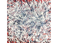 Rick triest - abstracte compositie - acryl op doek - 190x190 cm