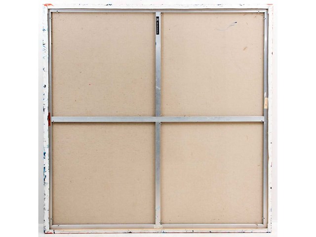 Rick triest - abstracte compositie - acryl op doek - 190x190 cm - afbeelding 3 van  3