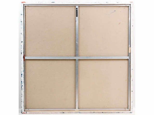 Rick triest - abstracte compositie - acryl op doek - 190x190 cm - afbeelding 3 van  3