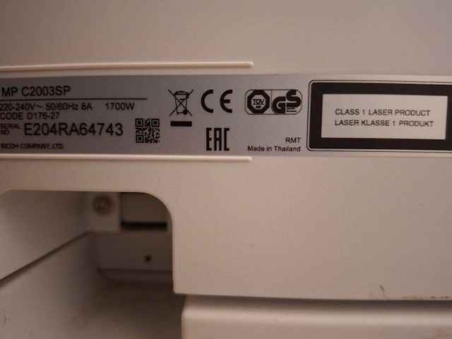 Ricoh c2003 mp kleur multifunctionele kopieer inkjetprinter - afbeelding 4 van  12