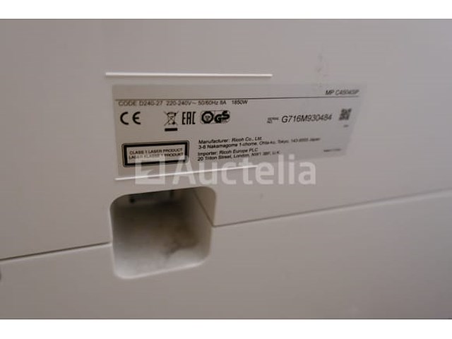 Ricoh mp c4504 multifunctionele kopieermachine - afbeelding 3 van  12