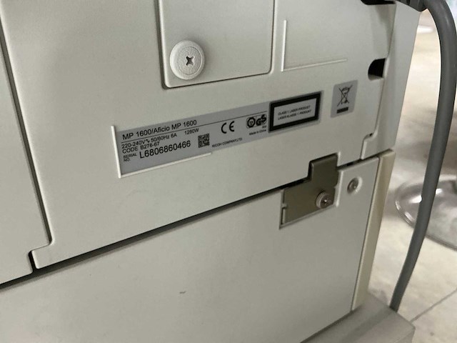 Ricoh mp1600 aficio kopieerapparaat - afbeelding 4 van  12