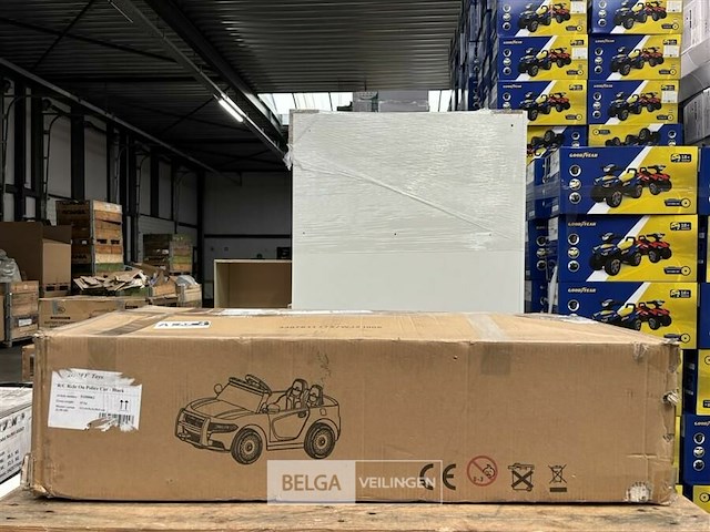 Ride on police car black - afbeelding 1 van  3