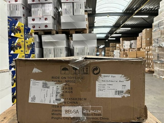 Ride on police car black - afbeelding 2 van  3