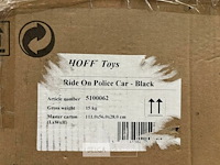 Ride on police car black - afbeelding 3 van  3