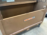 Ridgid 1000r plaatstalen mobiele materiaalkoffer - afbeelding 3 van  6