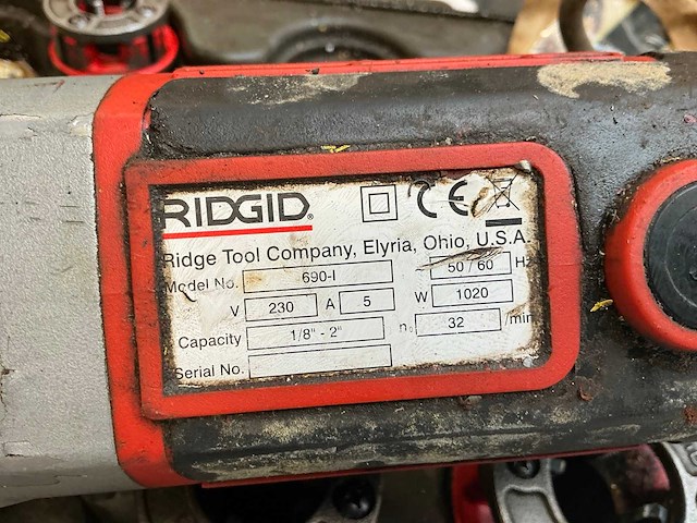 Ridgid 690-i draadsnijmachine - afbeelding 4 van  5