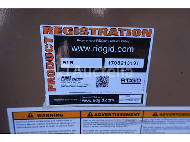 Ridgid 91 r voertuiggereedschapsbak - afbeelding 4 van  10
