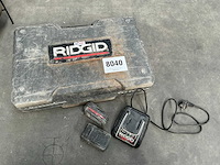 Ridgid accu's en lader