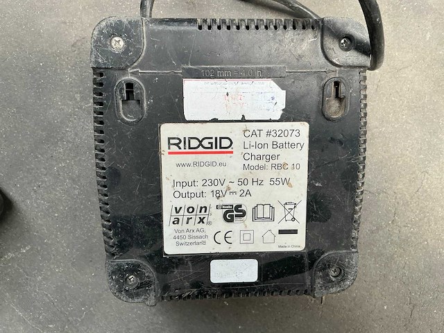 Ridgid accu's en lader - afbeelding 3 van  7