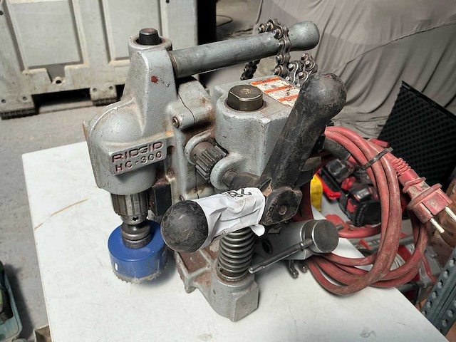 Ridgid hc-300 boormachine met kettingklem - afbeelding 2 van  5