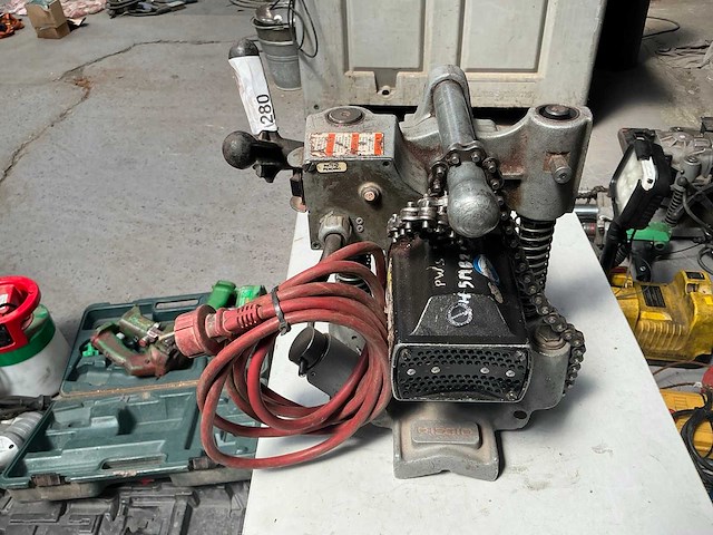 Ridgid hc-300 boormachine met kettingklem - afbeelding 4 van  5