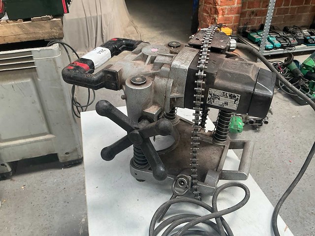 Ridgid hc-450 boormachine met kettingklem - afbeelding 4 van  8