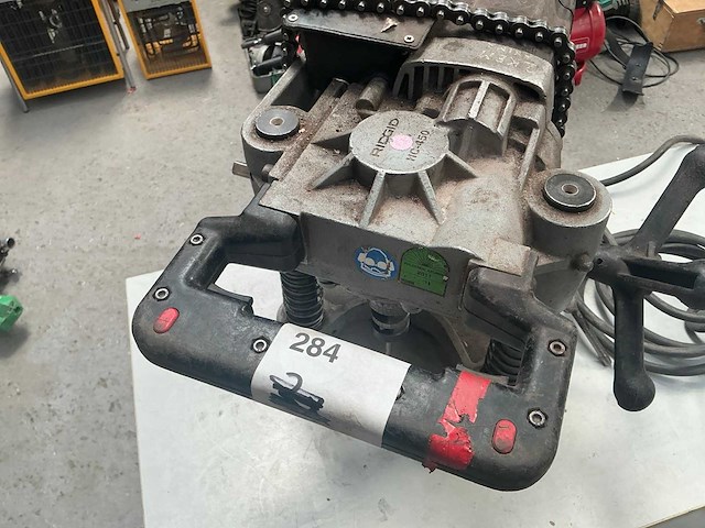 Ridgid hc-450 boormachine met kettingklem - afbeelding 6 van  8