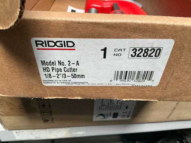Ridgid no 2a/202 pijpsnijder - afbeelding 4 van  4