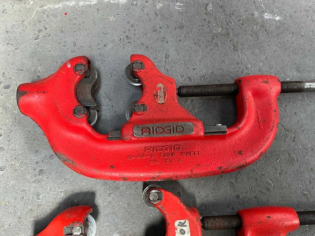 Ridgid no 4-8 heavy duty pijpsnijder (2x) - afbeelding 3 van  4